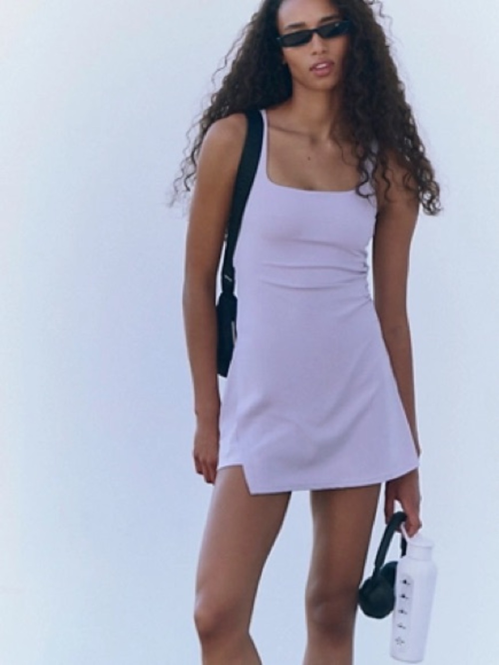 Free People Movement-Ladies Lavender Racerback Slip Dress L/XL